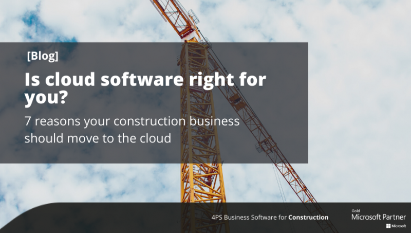 Why your construction business should move to the cloud