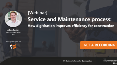 Webinar: How can you digitise your service and maintenance process? 